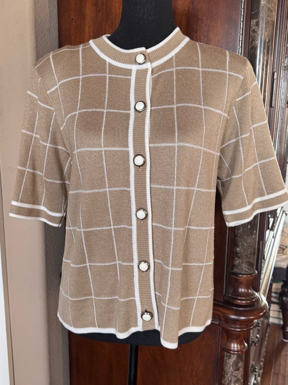 Ami Knits Button Cardigan